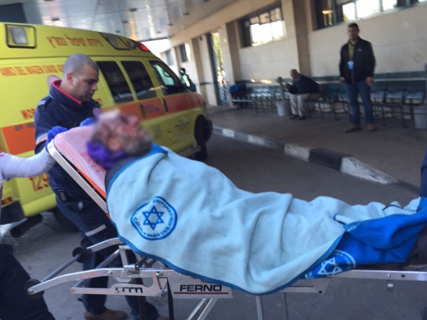 מאבטח בית הספר "נופים" שהותקף מובל לבית החולים על ידי צוותי מגן דוד אדום