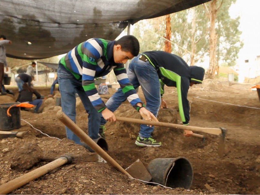 התלמידים חשפו במהלך החפירות עדויות להתיישבות שומרונית דרומית לבית שאן