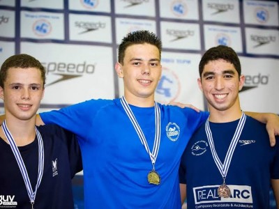 מגדל העמק: יונתן רוסין זכה במקום  ה-3 בתחרות שחייה בינלאומית