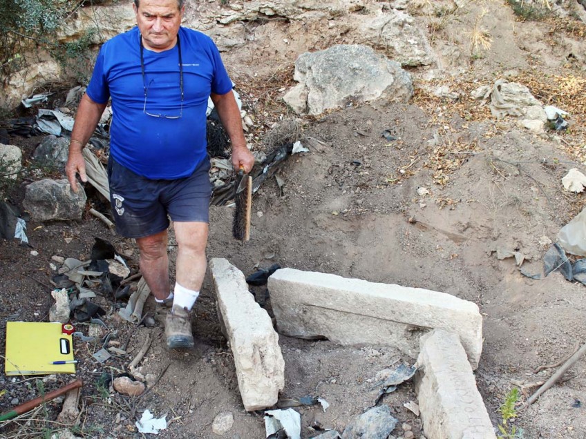 ציפורי: נחשפו כתובות קבורה מלפני כ-1700 שנה