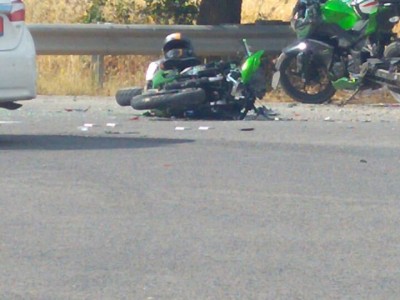 נהרג רוכב האופנוע שנפצע בצהריים בכביש 66