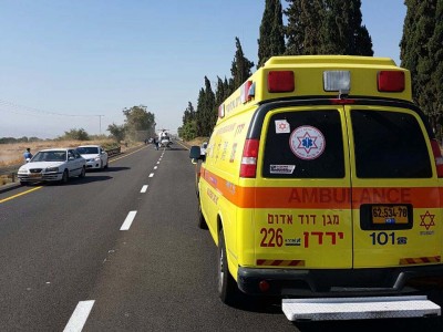 עמק יזרעאל: פצוע אנוש בתאונת דרכים