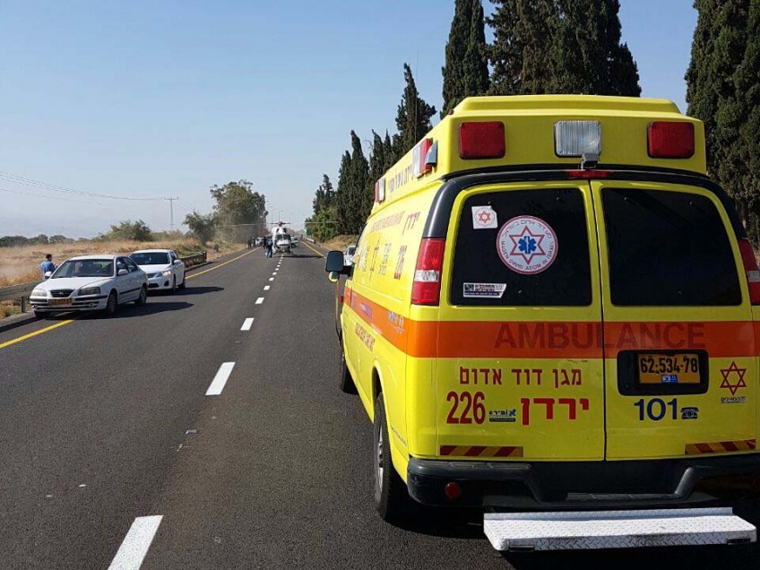 עמק יזרעאל: פצוע אנוש בתאונת דרכים
