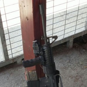 רובה M16 שנתפס בפעולת המשטרה במגדל העמק
