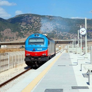 נסיעת מבחן ראשונה במהירות גבוהה ברכבת העמק החדשה תחנת יקנעם-כפר יהושע- צ...