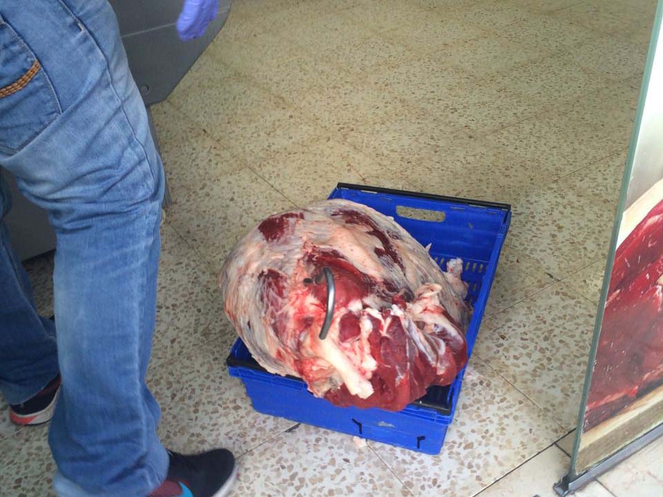 הבשר שנתפס הושמד בצו משרד החקלאות