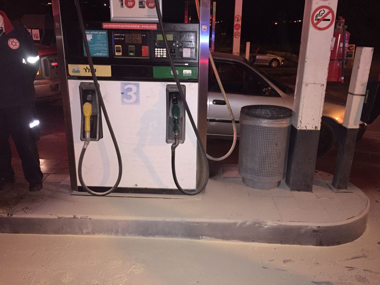 תחנת הדלק בגינוסר בה ארע המקרה