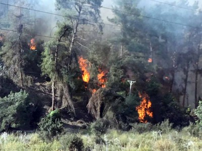 העמק בוער: עשרות שריפות באזור העמקים