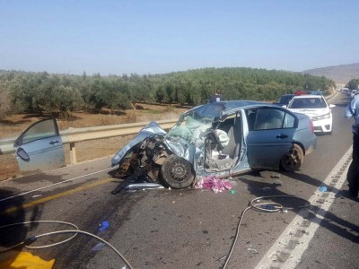עמק יזרעאל: תאונת דרכים קשה בסמוך לחנתון