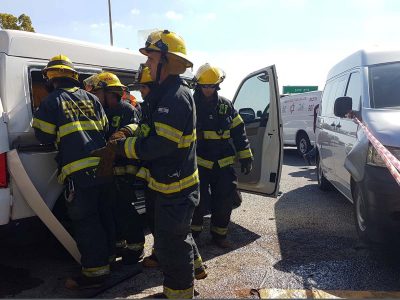 גלבוע: תאונת דרכים רבת נפגעים בסמוך לצומת יזרעאל