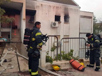 שוב לא שקט: דירת מגורים עלתה באש בגבעת המורה