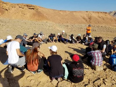 תלמידי ויצו ניר העמק מעפולה יצאו ל'מסע ישראלי' בדרום הארץ