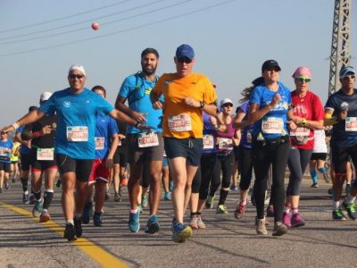ימר גטהון ולונה צ'מטי סלפטר הם אלופי ישראל בחצי מרתון עמק המעיינות