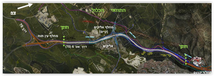 חברת כביש חוצה ישראל ממשיכה בפיתוח חלקו הצפוני של כביש 6