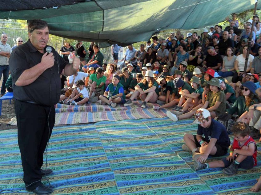 יו"ר קק"ל ביקר במחנה תנועת 'נוע"ם' ביער חנתון שבעמק יזרעאל