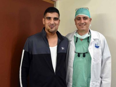 לאחר שמונה שעות: גידול בגודל כדור טניס הוסר מגרונו של מנותח