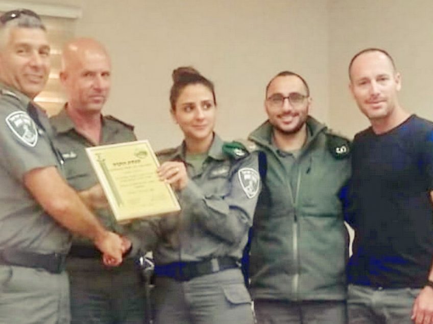 תענך: השוטרת הקהילתית חנה ישראלי קיבלה תעודת הצטיינות