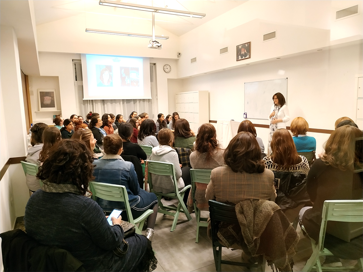 ניצה הלוי במפגש עם נשות הקהילה היהודית במילאנו