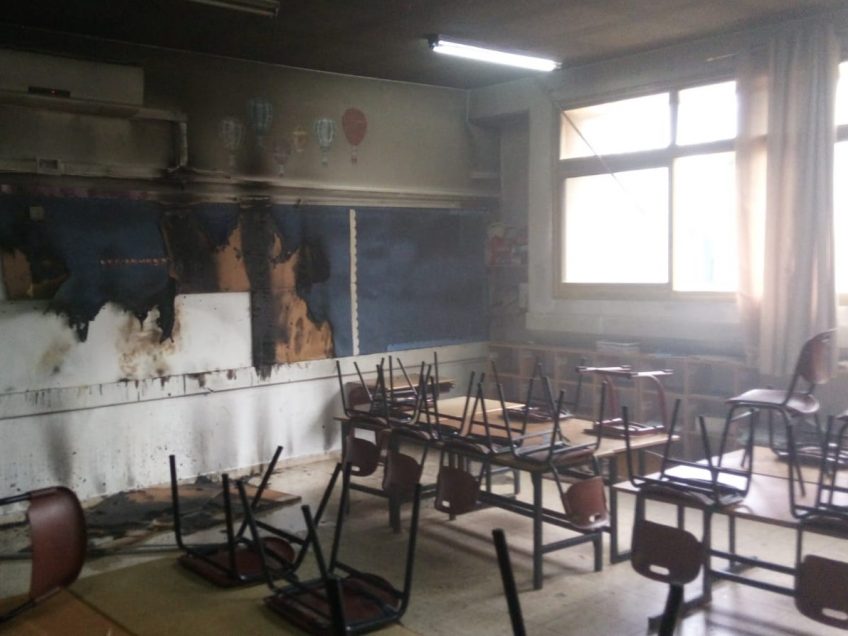 ונדליזם בביה"ס במגדל העמק: כיתה הוצתה כליל