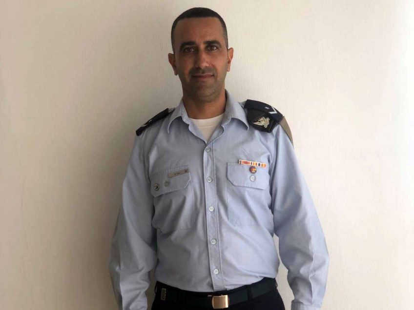 מפקד תחנת הכיבוי בבסיס רמת דוד- נבחר לנגד מצטיין