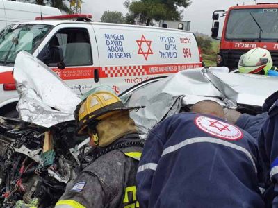 פצוע במצב קשה בתאונה בכביש 65