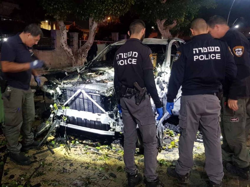 פיצוץ ברכב בבית שאן: בן 45 פונה לביה"ח