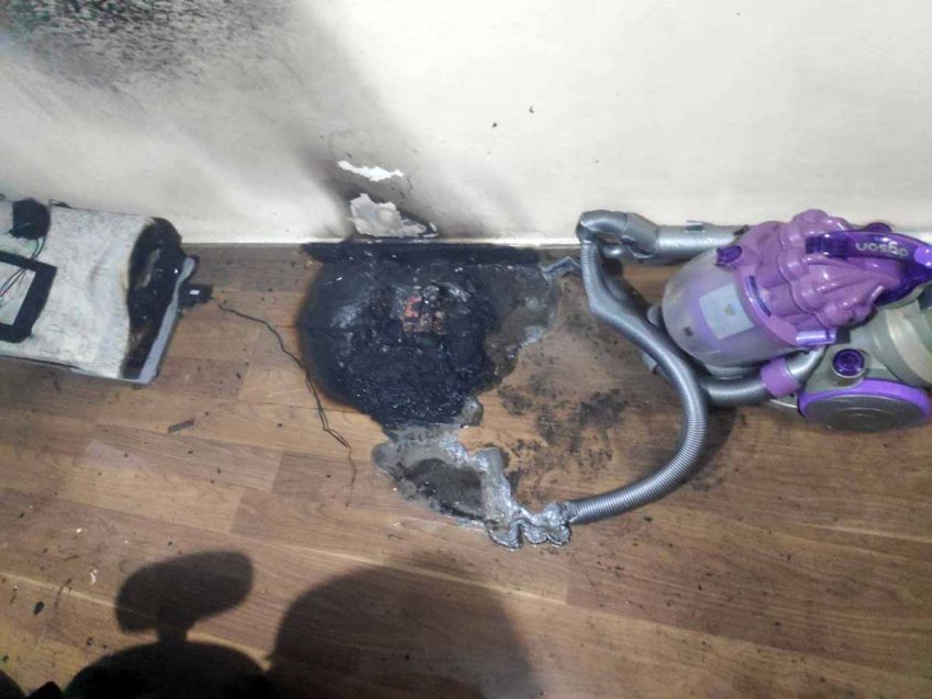 בגלל שואב אבק רובוטי: שריפה בדירה במגדל העמק