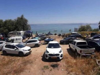 כינרת: מאות רבות של משפחות פונו מחופי הכינרת