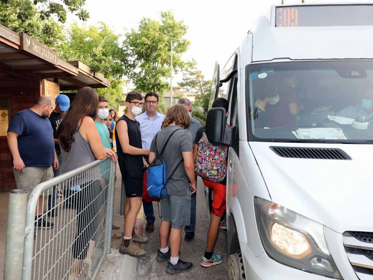 נסיעת הבכורה של קו אוטובוס חדש באשכול הצפוני של מוא"ז עמק יזרעאל