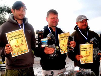 תחרות הדיג הארצית "ישראפיש": במקום הראשון קבוצת Karasiki