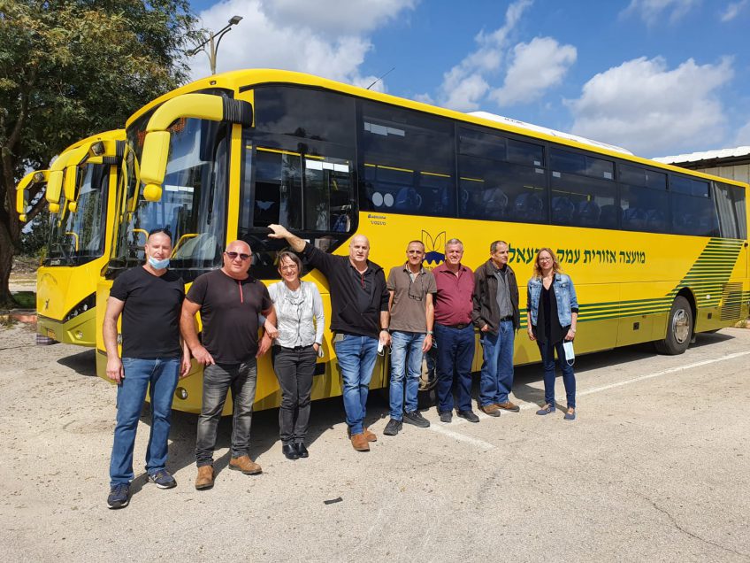 צהוב עולה: במועצה האזורית עמק יזרעאל מתחדשים באוטובוסים צהובים חדשים