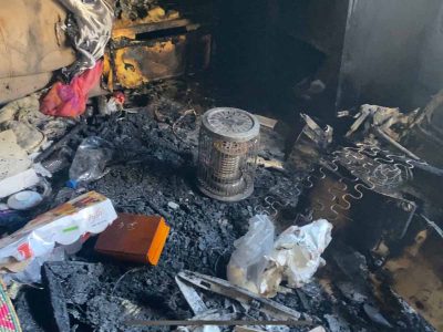 מסקנות חקירה: תנור סלילים גרם לשריפת הבית
