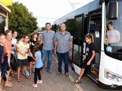 עמק יזרעאל: הושק קו תחבורה ציבורית נוסף ביישובי האשכול הצפוני