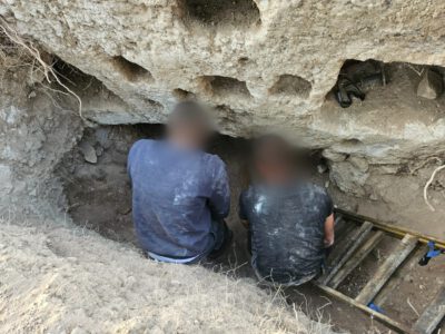 על חם: נעצרו בחשד לגניבה מאתר ארכיאולוגי באזור
