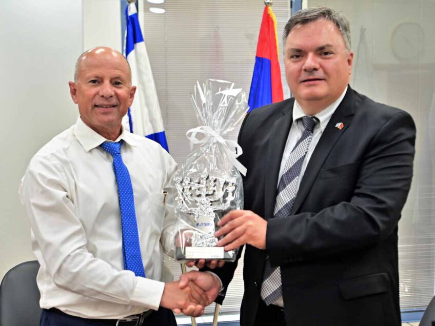 שגריר ארמניה בישראל התארח בעפולה 