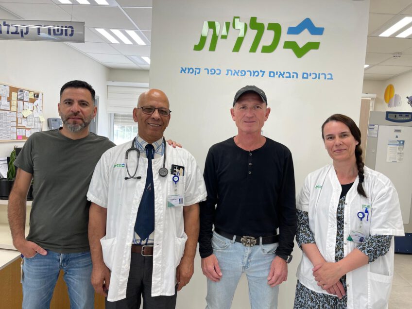 בזכות צוות מרפאת כללית בכפר קמא – חייו של מטופל ניצלו