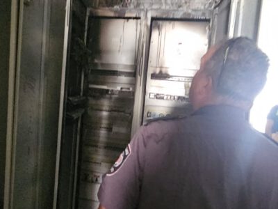 כבאי תחנת עפולה חילצו לכוד משריפה בבניין
