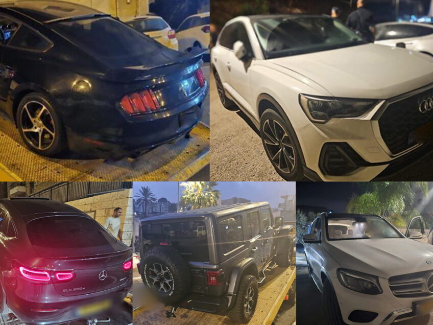 בשל חובות למשרד המע"מ האזורי בנוף הגליל: עוקלו רכבי יוקרה