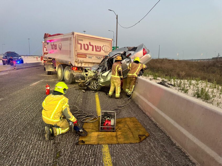 עפולה: בן 30 נהרג בתאונה סמוך לצומת מעונות הסטודנטים