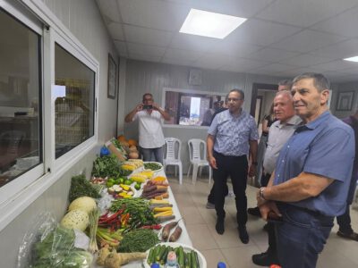 הגלבוע: השר דיכטר הבטיח תמיכה בקידום מיזם אגרוסולארי