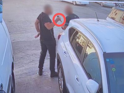 צפו: תושב האזור דקר את קרוב משפחתו