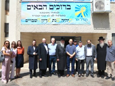 מגדל העמק: מנהל המינהל לחינוך התיישבותי הגיע לביקור עבודה ב״מגדל אור״