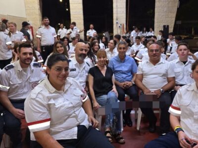 יקי בן חיים בהרמת כוסית לעובדי ומתנדבי מד"א: "אתם עושים עבודת קודש ומצילים חיים – אתם גאוות העיר"