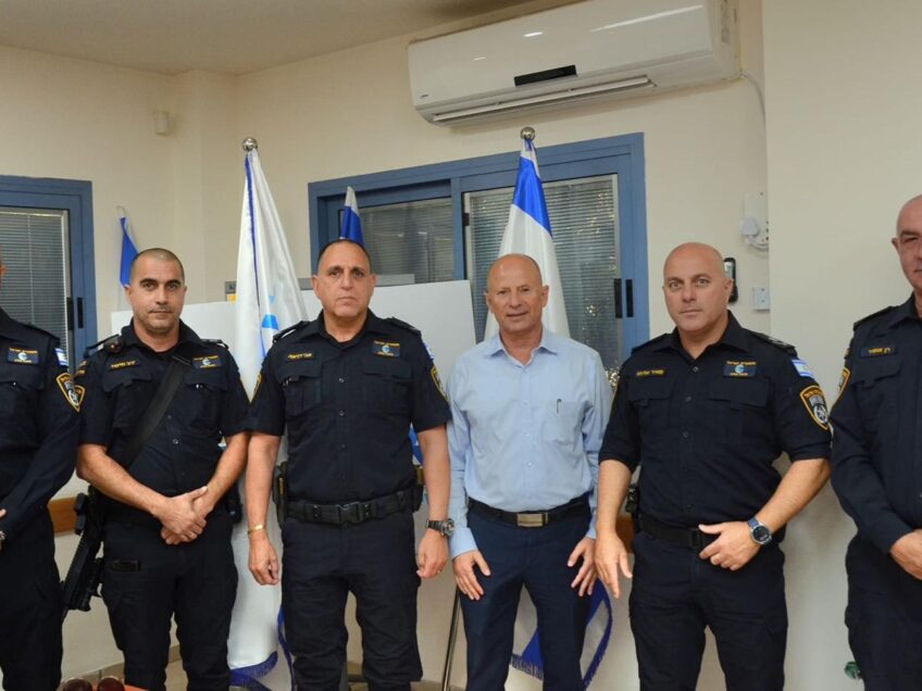 מפקד מחוז צפון החדש ניצב מאיר אליהו פתח את הקדנציה בביקור ראשון בעפולה