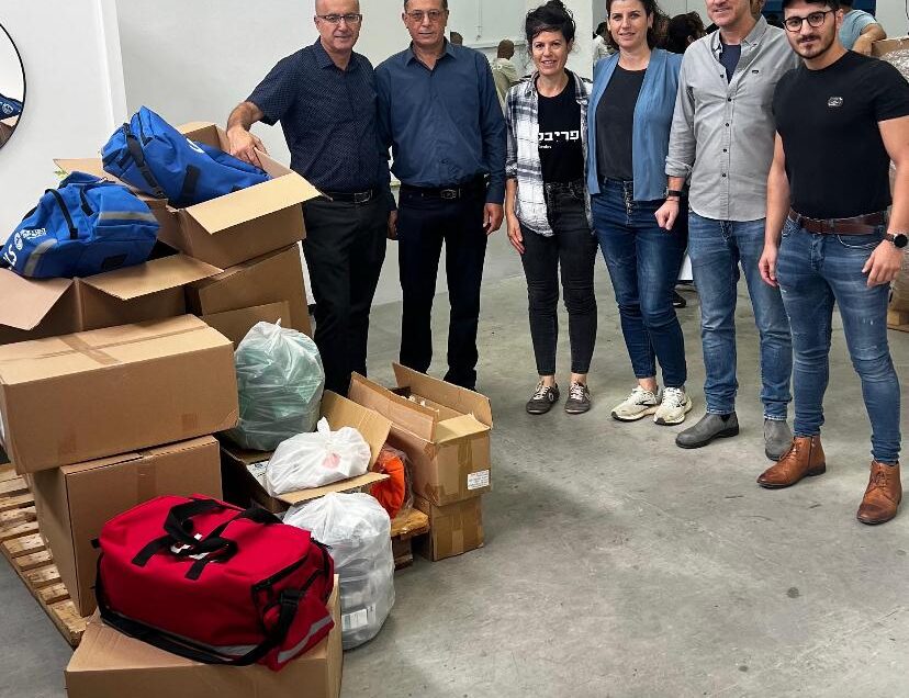 משטחי ציוד רפואי בשווי מיליוני שקלים נתרמו על ידי יהודי ארה"ב ל – 19 רשויות באזור