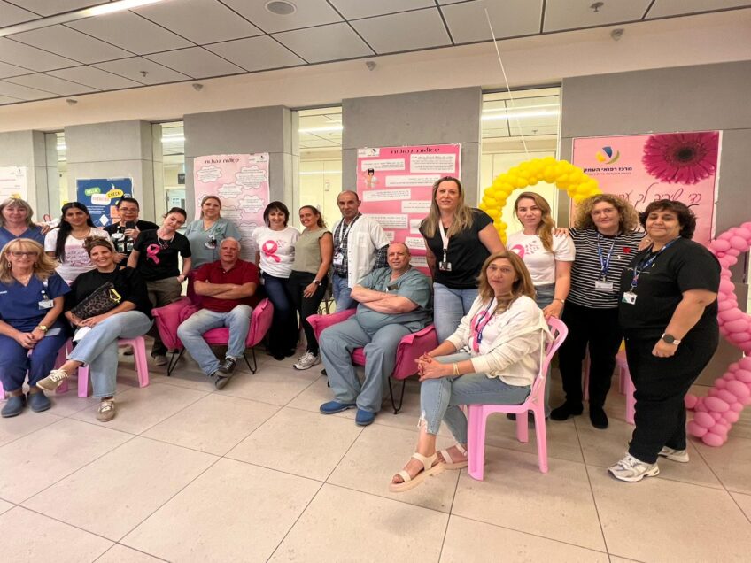במסגרת חודש המודעות לסרטן השד: יום בדיקות מרוכז לנשים שפונו מקיבוץ דפנה – במרכז הרפואי העמק