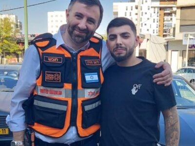 ״הצלתם את חיי״: המפגש של בר מעפולה עם צוות איחוד הצלה