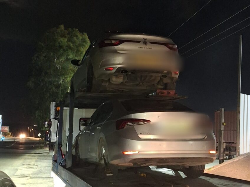 מגבירים את האכיפה: עוקלו 16 רכבים של חייבי מס בכפרי האזור