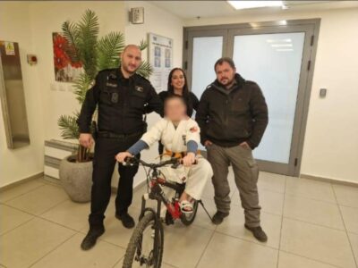 גנב אופניים נתפס על חם על ידי השיטור העירוני של נוף הגליל