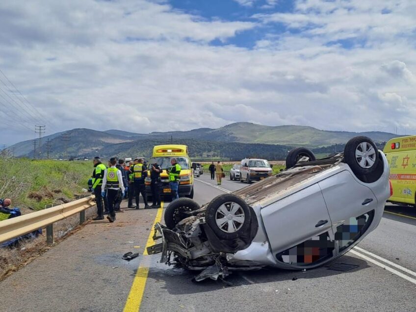 הרוג בתאונה קשה בין שני כלי רכב סמוך לצומת נבות